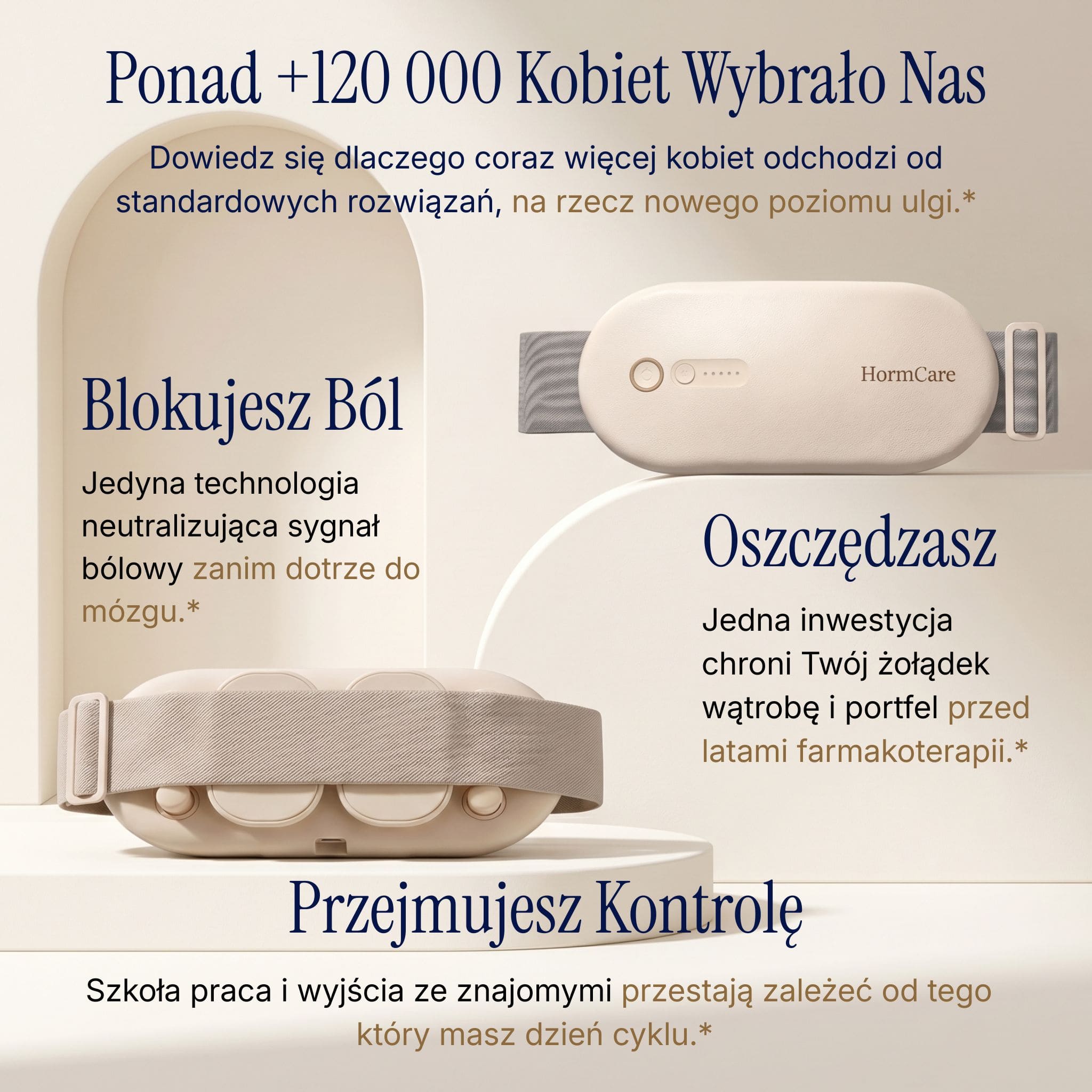 Pozbądź się bólu który co miesiąc odbiera kontrolę nad własnym życiem.
